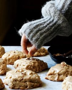 Soft & Chewy Classic Snickerdoodle Cookies (One Bowl!) | DisplacedHousewife Espresso Glaze, Vanilla Bean Scones, Oat Scones, Salted Caramel Cake, Pumpkin Cream Cheese Muffins, Pumpkin Scones, Cream Cheese Muffins, Copycat Starbucks Recipes, Cinnamon Bread