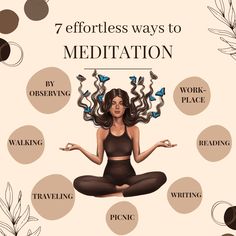 we have mentioned 7 effortless ways to meditate that shift your energy, there are a lot of people who struggle to build a habit of meditation. But they can not, I have written the best and most effortless ways to meditate that can help everyone to make a habit of meditation. The most Beautiful part of the post is, NO ONE CAN ESCAPE EXCUSE FROM DOING MEDITATION, All the solutions are mentioned. Go grab your time Meditation Circle, Visualization Meditation, Yoga Nature, Guided Visualization, The Circle Of Life, Vivid Dreams, Bad Relationship, Meditation Benefits, Focus On Your Goals