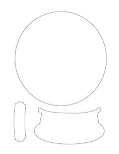 a drawing of a round object on a white background