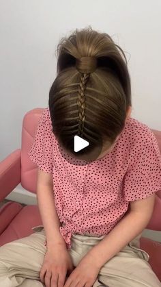 Simple Toddler Hairstyles, Quick Toddler Hairstyles, Ponytail Hairstyles For Kids, Sweethearts Hair, Hairstyle For Kids, 70 Hairstyles, Girl Pony, Pony Hairstyles