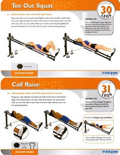 the instructions for how to use an exercise bench