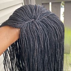 Micro Twist Wig Braided Twist Wig Parted Braid Wig Twisted Wig Senegalese Twist Color 1/Brown New 30inch Micro Cuban Twist, How To Maintain Micro Twist, Spiral Micro Twist, Grey Senegalese Twist, Extra Small Senegalese Twist, Micro Twists, Braiding Your Own Hair, Long Hair Extensions, Curly Bob Wigs