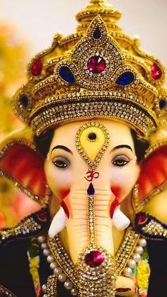 Ganesh Murti full HD Wallpaper Download Wallpaper Ganesha, Om Gam Ganapataye Namaha, Photos Of Ganesha, Wallpaper God, Ganesh Ji Images, Ganpati Bappa Wallpapers, Jai Ganesh, Ganpati Bappa Photo, God Wallpaper