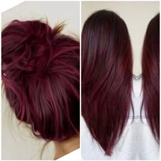 New Hair Color Trends 2023 Short, Pinterest Hair Color Ideas, Dark Red Hair With Dimension, Bordeaux Hair Color, Burgundy With Purple Highlights, Burgandy Hair Color Ombre, Vibrant Red Hair Color With Highlights, Red Hair Ideas For Brunettes, Burgundy Hair With Magenta Highlights