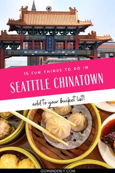 15 exciting activities and places to explore in Seattle's Chinatown district. Chinatown Seattle, Seattle Chinatown, Seattle Neighborhoods, Seattle Restaurants, Japanese Grocery, Visit Seattle