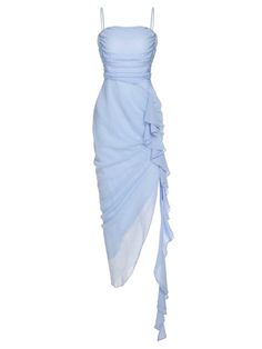 Light Blue 1930s Glitter Strap Dress | Retro Stage Silk Prom Dress Satin Nordstrom, Light Blue Dress Formal Satin, Blue Torquise Dress, Long Blue Vintage Dress, Blue Fansty Dress, Luxury Silk Dress For Debutante Ball, High Low Dress Formal Light Blue, Blue Sheer Sleeve Dress, Corseted Blue Dress