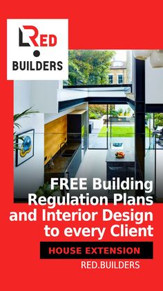 a red book with the title free building regulation plans and interior design to every client