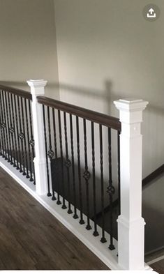 an image of a stair railing in a house