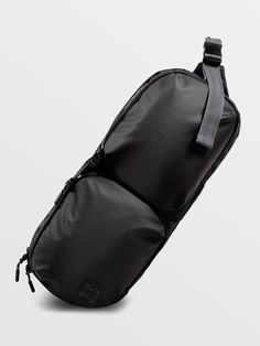 Lightweight, sleek and simple, sling packs are making a breakthrough with their ease of use and unique style. Designed to be worn like a cross body bag but on your back instead of your hip, this 3 compartment sling offers organization and a comfortable single-shoulder carry.  -   - DIMENSIONS - 15' x 7' x 3.5' (38cm x 18cm x 9cm), VOLUME - 368in3 (6L)  - 100% Polyester 600D with TPE Coating / Polyester X-Ripstop w/ TPE Backing  - 3 compartment crossbody sling with end compression cinch strap and Black Practical Chest Bag With Anti-theft Pocket, Modern Nylon Chest Bag With Anti-theft Pocket, Black Chest Bag With Anti-theft Pocket For Commuting, Outdoor Black Chest Bag With Anti-theft Pocket, Outdoor Nylon Chest Bag With Anti-theft Pocket, Webbing Belt, Mens Back