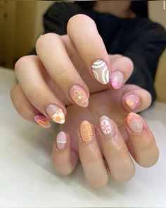 Nails 23, Hoco Nails, Teen Nails, Bright Nail Art, Western Nails, Acrylic Nail Shapes, Retro Nails, Super Cute Nails, Hello Nails