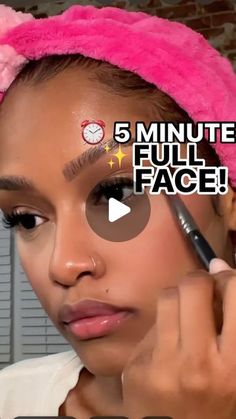 PRIM BEAUTY USA™ on Instagram: "Best the clock ⏰ w/ 5-minute Full GLAM! 🔥 . #explorepage #beautytutorial #makeupideas #makeup #makeuptutorial" Makeup Videos Full Face Glam, Beginner Makeup List, Makeup Light Skin Black Women, Makeup Free Face, Medium Brown Skin Makeup, How To Wear Makeup For Beginners, Simple Makeup Ideas Natural Looks, All Day Makeup Tips, Low Visual Makeup