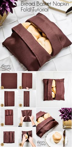 how to make a bread basket in the form of a napkin holder with instructions for making it