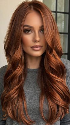 fall hair colors dark copper Fall Hair Colors Dark, Dark Copper Hair Color, Hair Colors Dark, Copper Hair Dark, Copper Fall, Hair Maintenance Tips, Saving Techniques, Dark Copper, Hair Essentials