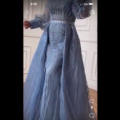 Brand New With Tags Blue Maxi Skirt For Evening, Elegant Light Blue Skirt For Party, Elegant Blue Maxi Skirt, Elegant Blue Floor-length Skirt, Elegant Blue Mini Skirt, Blue Long Skirt Dress For Wedding, Blue Long Skirt Wedding Dress, Elegant Blue Formal Skirt, Formal Long Blue Skirt