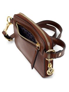 From The Madalyn Collection. Double Top Handles Top Zip Closure Goldtone Hardware Outside Zip Pocket Three Inside Pockets Adjustable Crossbody Bag Lining: Polyester Vegan Leather: Pvc Imported Size 17''w X 13''h X 7'' Crossbody Bag 7.5'"w X 4.5''h X 1''. Kids - Luggage > Saks Off 5th. Badgley Mischka. Color: Black. Phone Cards, Small Pouch, Leather Belt Bag, Belt Pouch, Small Pouches, Luggage Sets, Way To Go, Leather Zipper, Leather Pouch