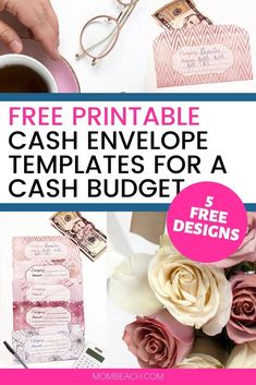 the free printable cash envelope templates for a cash budget checklist is here