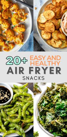 easy and healthy air fryer snacks