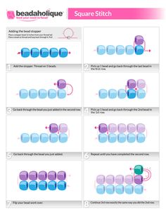 the instructions for how to make square stickers