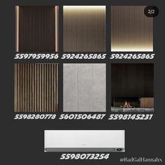 the different types of blinds are shown in this image, and there is also an advertisement for