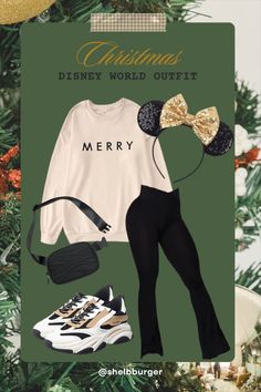 CM C&M WODRO Merry Christmas … curated on LTK Disneybound Outfits Christmas, Christmas Outfit Disney, Family Disney Outfits Christmas, Disney Outfit Christmas, Disney Holiday Outfits, Disney Park Outfit Winter