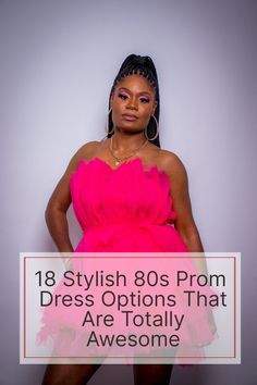 Bring back the glamour of the 80s with a vintage prom dress. Did you know that many iconic 80s fashion trends like bold colors, big shoulders and ruffles have recently made a comeback? #80spromdress #vintagestyle #fashion #womenfashion