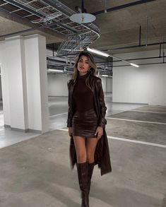 Chique Outfit, Outfit Trends, Mode Inspo, Outfit Inspo Fall, Fall Fashion Outfits, Looks Style, Leather Dress