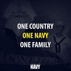 a navy man in uniform with the words one country, one navy on his chest