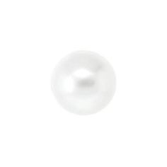 a white pearl is shown against a white background