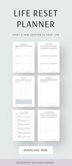 the book cover for how to write a life - preserver planner, with four sections in