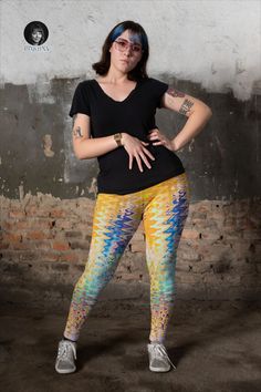 Amazing abstract legging patterns for your yoga pants! Shop from the arist Alexis Luna on society6.com/alexisluna Get yourself some unique leggings! Unique Leggings, Leggings Pattern, Fashion Group, Leggings Design, Everyday Look, Fashion Games, Yoga Pants, Perfect Pair, Unique Style