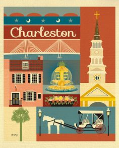 an illustration of charleston, ga