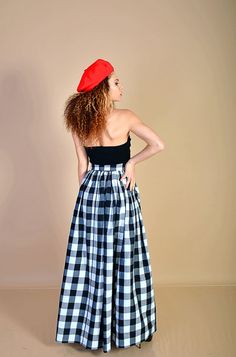 "This beautiful 80s black and white checkered skirt is made out of high quality soft cotton fabric. It is high waisted and has a separate 2,5m (8ft) long belt, made of the same fabric as the skirt and a hidden zipper on the side. You can tie the belt into a bowtie or however else you want. Pockets can be sewn in if you want to. Perfect for any day, that is special to you. Care: hand wash and hang dry Available Size: XS, S, M, L, XL, 2XL, 3XL, 4XL, 5XL, 6XL, 7XL, 8XL The model wears size M - 5,7' Plaid Cotton Lined Skirt Bottoms, Plaid Cotton Long Skirt, Plaid Long Cotton Skirt, Plaid Cotton Skirted Bottoms, Long Plaid Cotton Skirt, Fitted Cotton Plaid Skirt, Plaid Cotton Flared Skirt, Cotton Plaid Flared Skirt, Chic Long Plaid Skirt