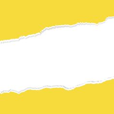 torn yellow and white piece of paper with space for your own text or image on it