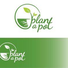 the logo for plant a pot