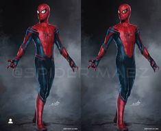 the amazing spider - man concept art by mark mcreason for disney's upcoming film