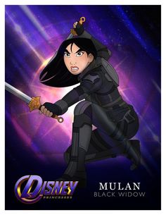 the character mulan from disney's black widow