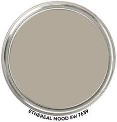 the gray owl oc - 52 paint is shown in this round, metal tin