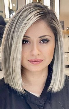 Mid Length Short Hair, Hairdos For Short Hair, Blonde Hair Shades, Hair Affair, Long Bob Hairstyles, Short Blonde Hair, Long Bob