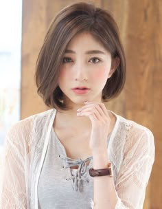 Korean Short Haircut, Bob Hairstyles 2018, Trendy We Fryzurach, Shorter Hair, Short Wavy Hair, Girl Haircuts