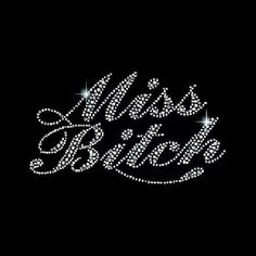 a black background with the words miss and mr written in white diamonds on it's side