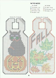 a cross stitch pattern with an image of a bottle