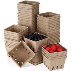 PRICES MAY VARY. Adequate Quantity: there are 100 pieces of strawberry baskets, simple but large, enough quantity and capacity for you to use or place at home, markets, grocery stores and roadside stores and many other places, which can better display the product Good Ventilation Performance: the berry picking basket is designed with slotted sides, so even the weather is wet, the agricultural products can still get sufficient air, which ensures that the contents of the basket will not spoil easi Farmers Market Party, Picnic Baby Showers, Produce Baskets, Berry Basket, Berry Picking, Picnic Baskets, Farm Birthday Party, Berry Baskets, Strawberry Blueberry