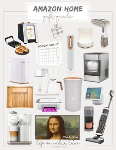 a bunch of things that are on top of a white background with the words amazon home giveaway