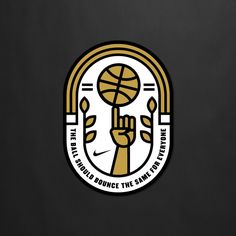 the golden state warriors basketball logo on a black background