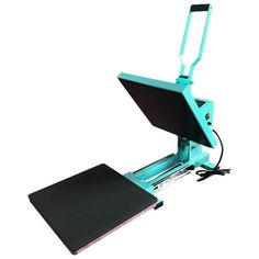 Swing Design's 15" x 15" Clamshell Slide Out Heat Press is designed to deliver even heat at the right temperature while keeping you away from the heat. Great for applying heat transfer vinyl and sublimation products to a wide variety of fabrics and materials. Works with t-shirts, tote bags, towels, rhinestones, canvas, thin wood, flat blanks and many other items. With a max temp of 480F this press is sure to tackle any craft project. 15" x 15" Clamshell Slide Out Heat Press - Turquoise 15" x 15" Words With T, Sticker Machine, Growing Business, Swing Design, Heat Press Machine, Sublimation Printer, Wood Plaques, Touch Panel, Photoshop Elements