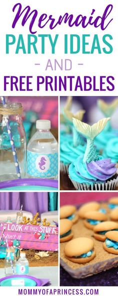 mermaid party ideas and free printables