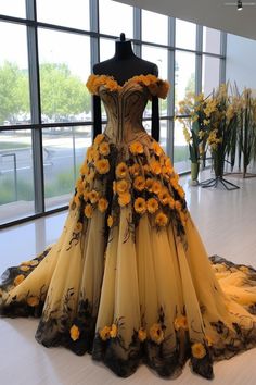 Vestido Charro, Yellow Wedding Dress, Looks Party, Dream Wedding Ideas Dresses