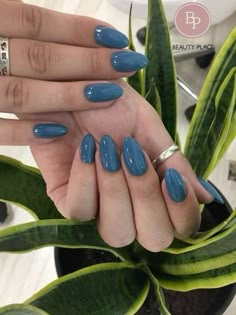 #datenightnails #backtoschoolnails #firstdayofschool #falloutfits #falloutfitnails #dresstoimpress #aestheticnails #aestheticnaildesign #augustnails #fallaestheticnails #bratsummer #freshsummernails #hoconails #hocodressnails #discoverstyle #discoverspring #dandysworld #senior2025 #sunsoaked #folklore #summerfashionathleisure Single Colour Almond Nails, Full Colour Nail Ideas, Different Colour Blue Nails, One Colour Summer Nails, Two Hand Color Nails, Sage Blue Nails, Simple Almond Nails Summer Solid Color, Summer Nails Single Color, Single Colored Nails