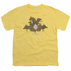 Adventure Time LSP & Wolves Kids Youth T Shirt Licensed Cartoons Tee Banana Adventure Time LSP & Wolves Kids Youth T Shirt Licensed Cartoons Tee Banana The Adventure Time LSP & Wolves Kids Youth T Shirt Item Description: The Adventure Time LSP & Wolves Kids Youth t-shirt is made from 100% pre-shrunk medium weight cotton.  Every item we sell is original and fully licensed. If a shirt is designated as "distressed", the design contains intentional skips and voids which give the shirt a worn-in or v Adventure Time Lsp, Adventure Time Shirt, Wolf Kids, Adveture Time, Time Clothes, Printed Clothing, Aesthetic Shirts, 50 Fashion, Tee Design