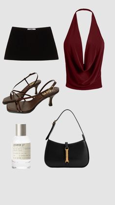 #goingout #inpso #brown #black #goldengirl #itgirl #clean #style Miniskirt Outfits, Inspo Outfit